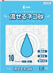 TCG支援物資トイレに流せるネコ砂(10L×6袋)